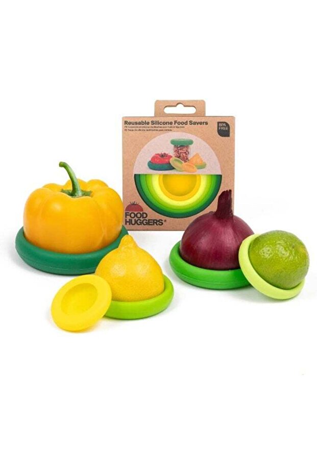 Food Huggers - Silicone Savers Fresh Greens 5 Piece(S)