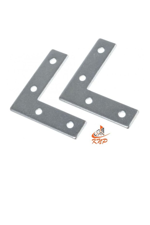 GI Zinc Plated Flat Corner Brace 40x40 - 5pcs