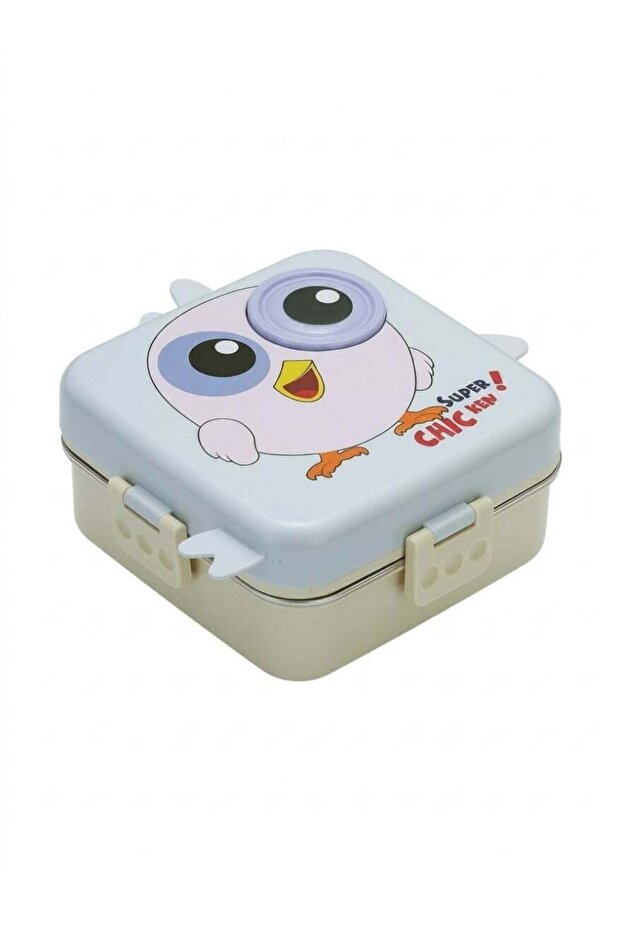 Carnival Super Birdy Lunch Box 3 Layer Stainless Steel Lunch Box Comes with 1 Detachable Tray, 1 Sm