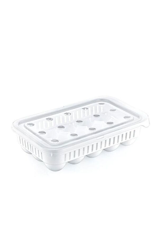 15 Egg Storage Box, For Fridge Capacity For 15 Eggs