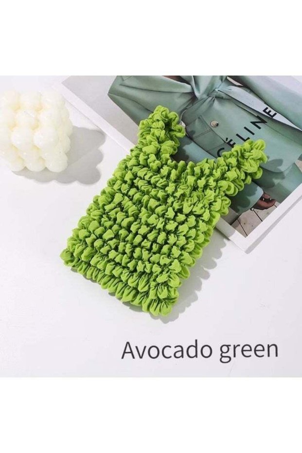 Expandable Shopping Bag, Reusable Grocery Bags, Stretchy Foldable Fabric Bags, Collapsible Pouch, F