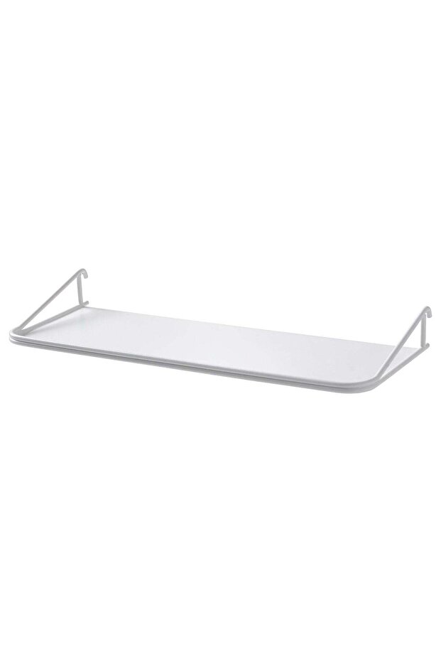 Pegboard Display Shelf, White Steel, 32 cm