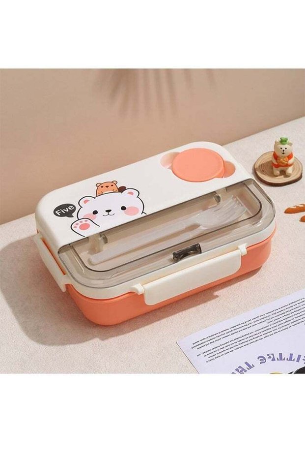 Bento Box Adult Lunch Box, Containers for Men Women Kids with 4 Compartments,Leakproof Lunchable Fo