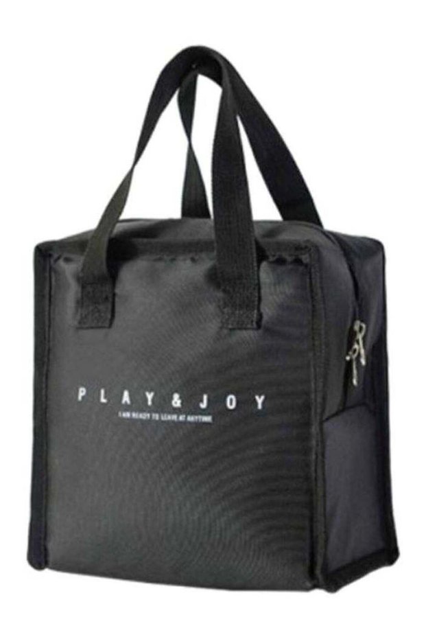 Thermal Insulated Lunch Bag Oxford Black