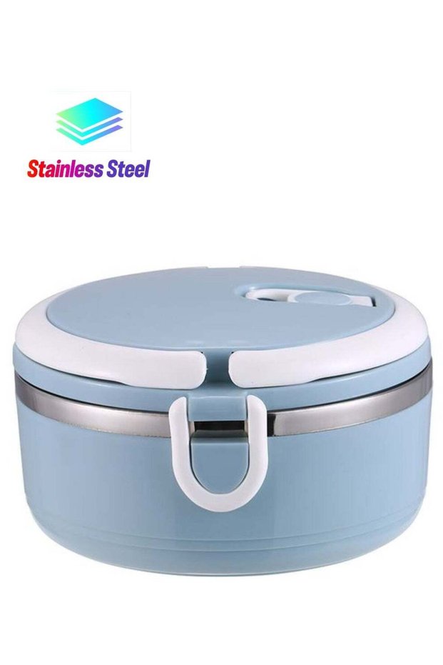 Single Layer Insulated Bento Lunch Box Blue