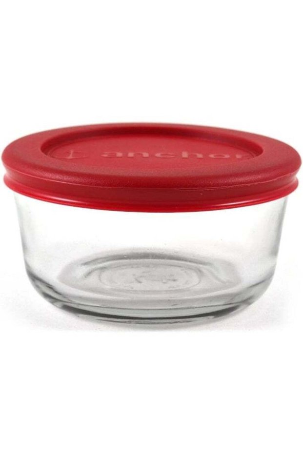 Anchor Hocking 4 Pcs 236 ml Rnd. Container Set W/Lid