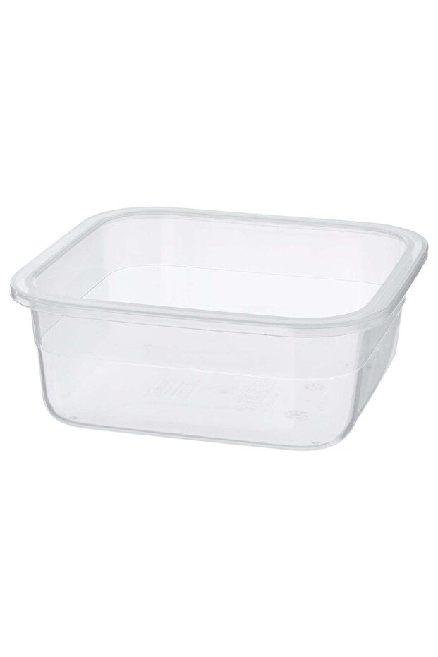 Square Food Container, Plastic, 750 ml