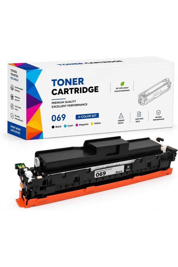 069 This Compatible toner cartridge is suitable for Printer Canon i-SENSYS MF752, MF742Cdw, MF754Cdw, MF754Cdn, LBP673Cdw, LBP673Cw 069 (Black)