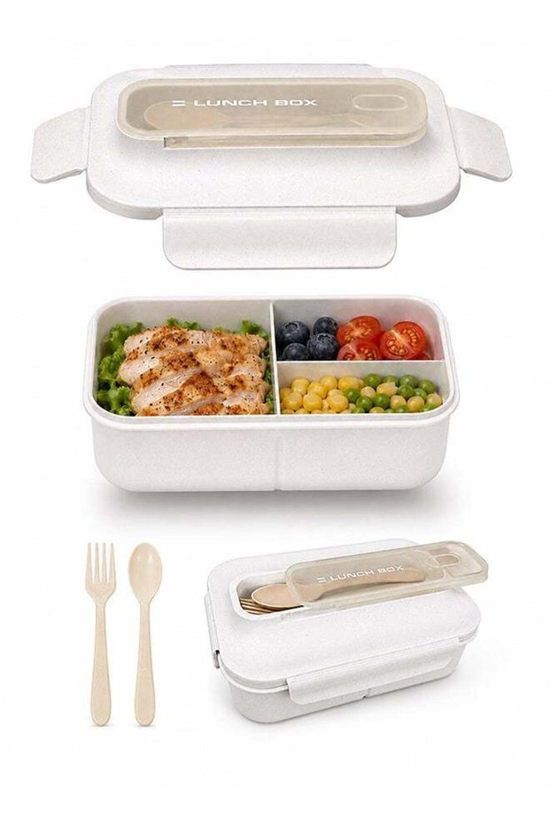 1200ml Plastic Lunch Box for Adults, Students & Office Use – Leakproof Food Storage Container