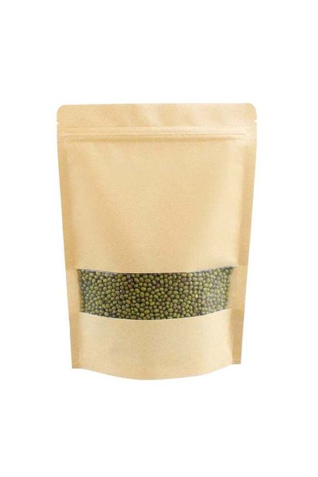 50-Piece Zip Lock Reusable Food Pouch With Transparent Window
