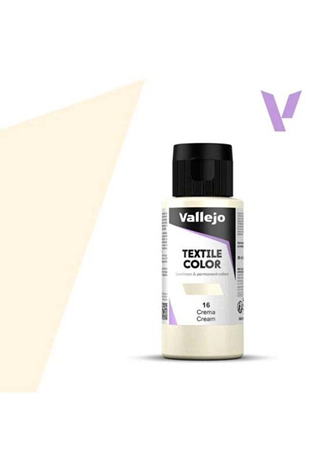 Textile Fabric Paint Cream 16 – 60ml Bottle Matte Washable Finish