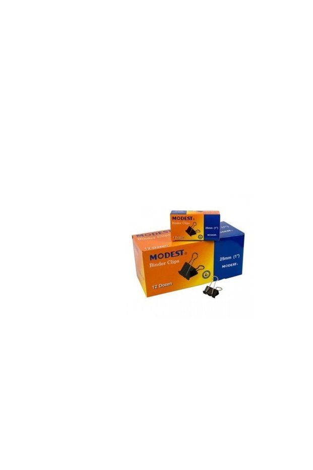 Modest 25mm Binder 12-piece pkt ×12