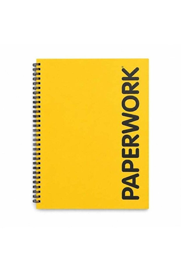 Yellow Notebook A4 2 Subject 100 Pages for Office & School Journaling