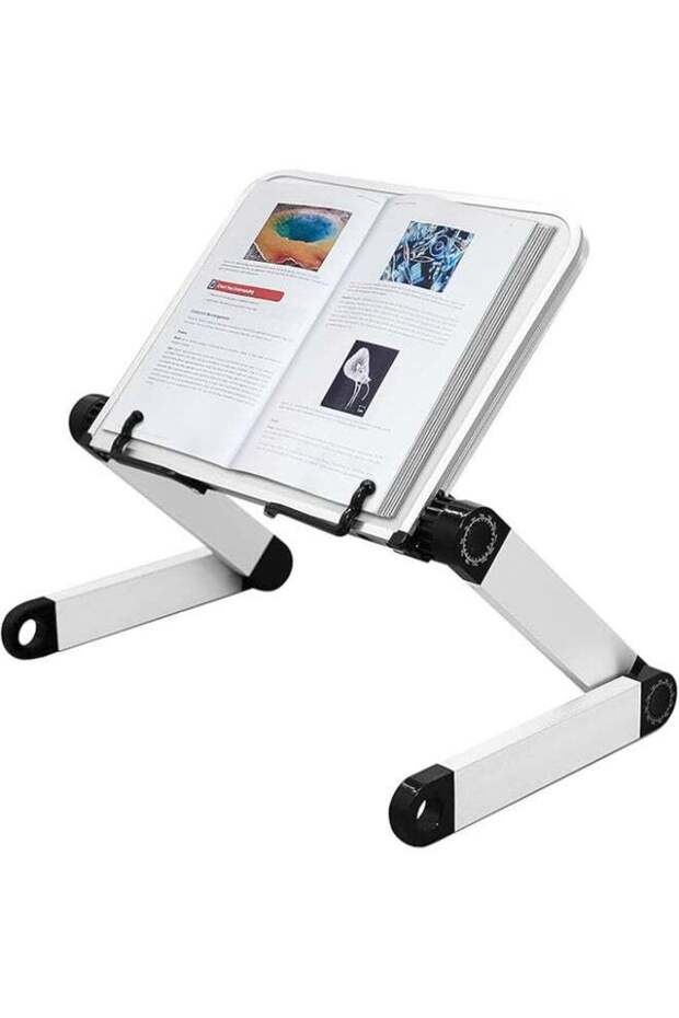 Book Stand for Reading, Adjustable Book Holder, Ergonomic Multi Heights Angles Holder, Portable Mul