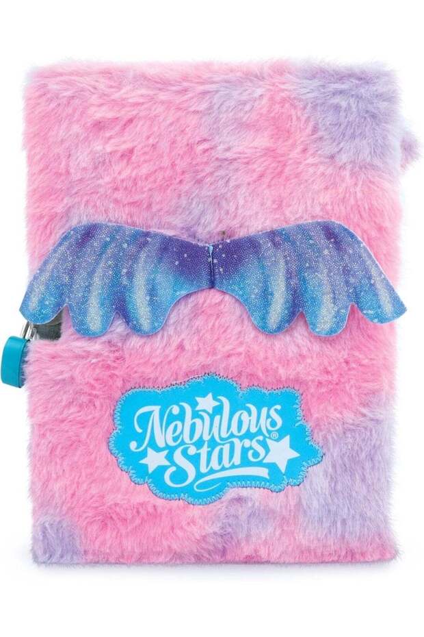 Nebulous Stars - Stella Soft Plush Locked Secret Diary! Writing Journal Lined Pages Notebook 100-pa