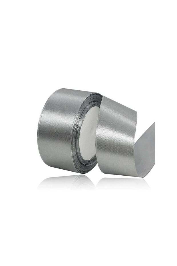 Silver Satin Ribbon 38mm x 25yd Fabric Polyester Ribbon for Gift Wrapping Party Favors Wedding Deco