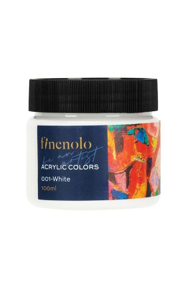 Finenolo Acrylic Color 100ml Content White