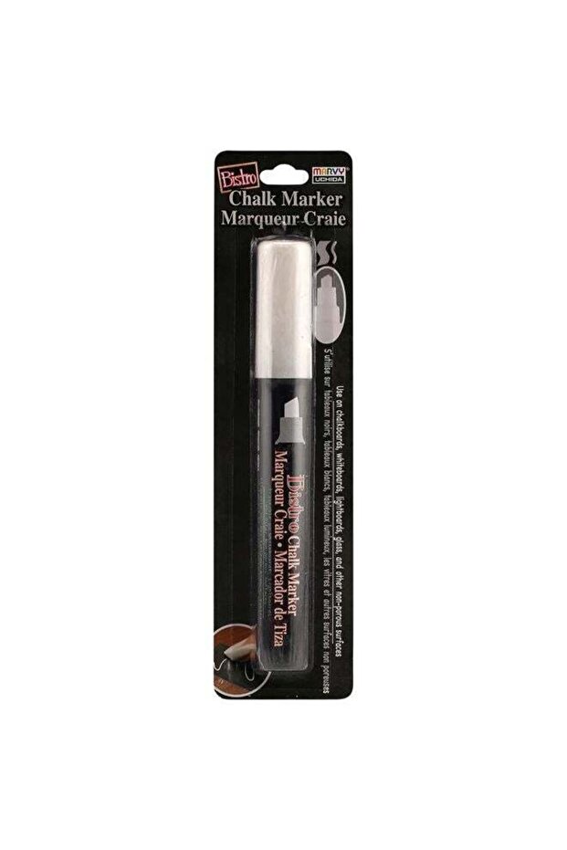 Uchida 483-C-0 Chisel Tip Bistro Chalk Marker, White