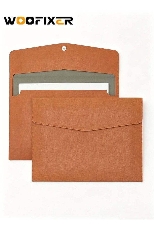 PU Leather A4 File Folder,Document Organizer Portfolio with Magnetic Snap Closure, Tablet Sleeve fo