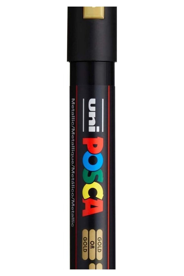 Uni-Ball Posca PC-5M Medium Bullet Tip Marker - Gold