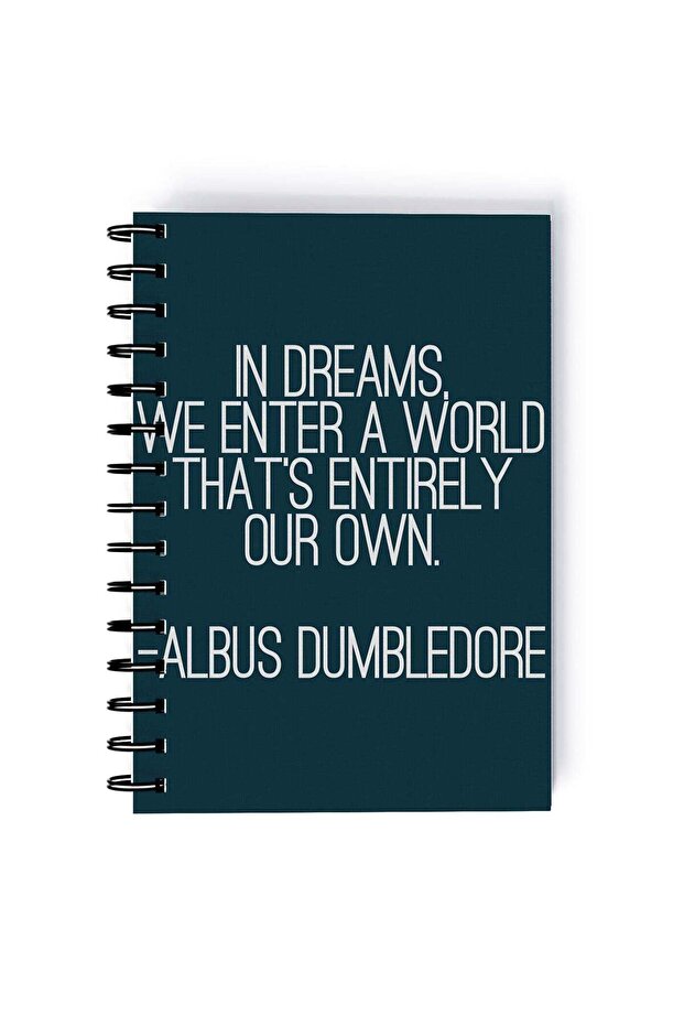 Spiral A5 Notebook Hogwarts School Movies Collection Dumblerdore Quote Harry Potter