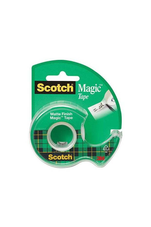 Pack Of 6 Magic Tape In Dispenser Clear