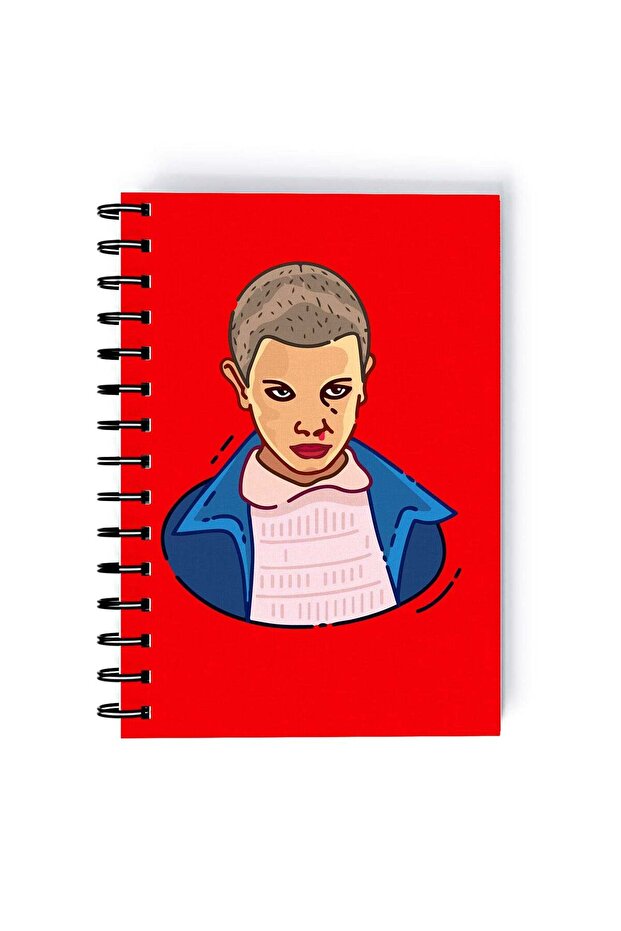 Spiral A5 Notebook TV Series Stranger Things Netflix Eleven Retro