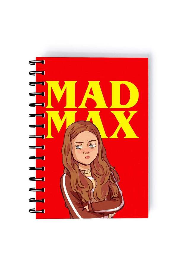 Spiral A5 Notebook TV Series Stranger Things Netflix Mad Max
