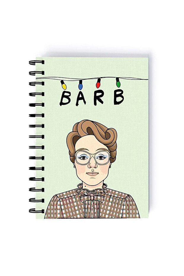 Spiral A5 Notebook TV Series Stranger Things Netflix Barb