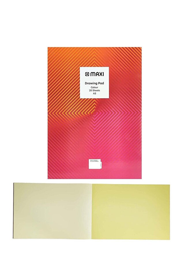 A3 Size Drawing Book With Coloured Pages