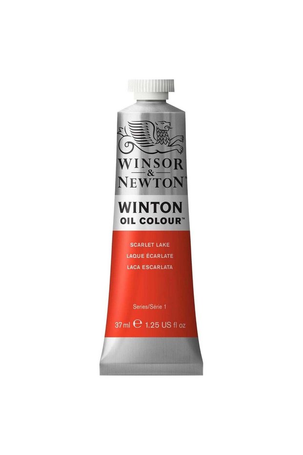 Winton Oil Colour Paint Tube 37ml Content Scarlet Lake