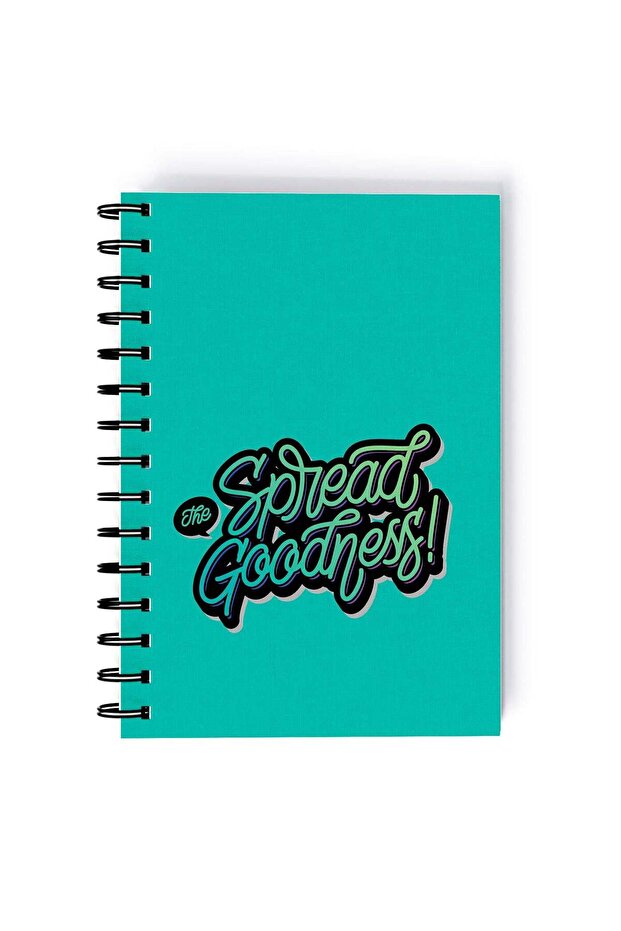Spread Goodness Rectangle Spiral A5 Notebook Multicolour