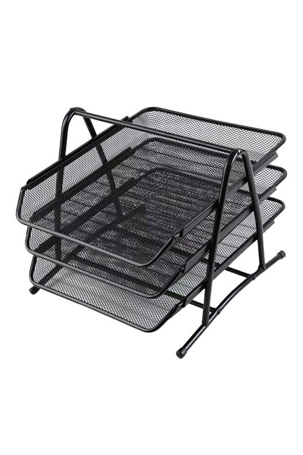 Compact Office Desk Organizer Black
