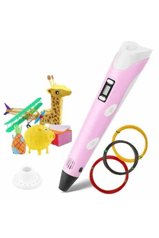 3D Printing Pen with LCD Display Compatible with 1.75mm PLA/ABS Filament USB Perfect Gift For Kids