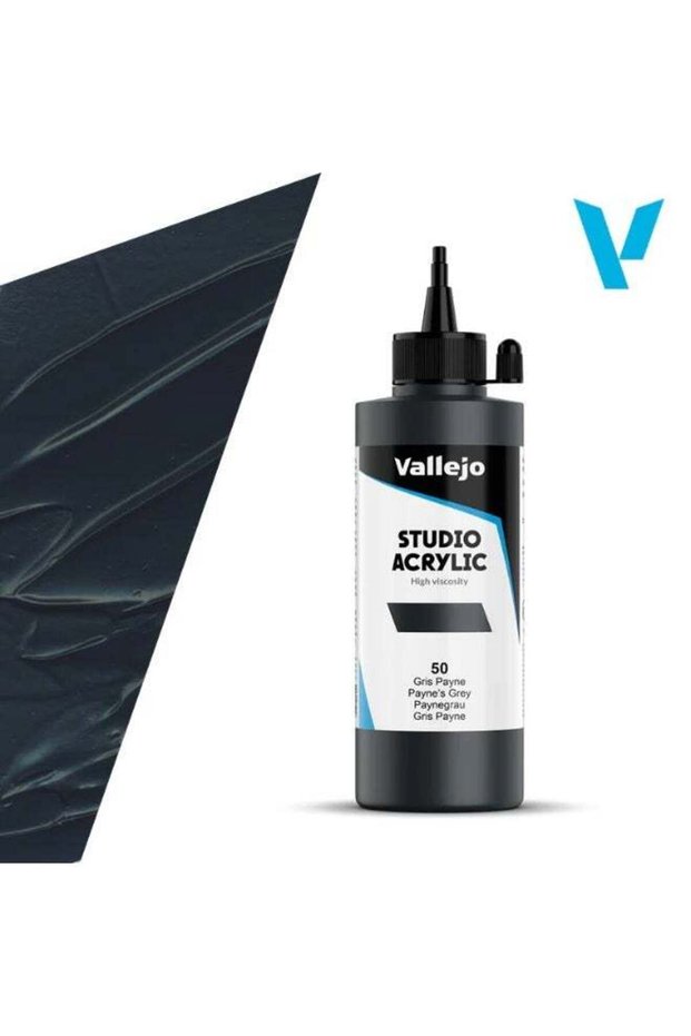 Professional Acrylic Paint for Artists & Studios – Payne’s Grey, High Pigment, Smooth Coverage on C