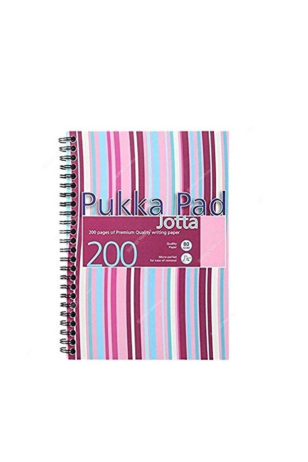Pukka Wiro A6 Stripes Jotta Pad, JP036PK, A6, 80 gsm, 200 Pages