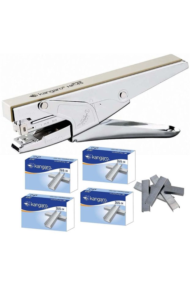 Best Heavy Duty Stapler – HP-45 with 4 Boxes (4000 Pins) – Strong, Durable & Easy to Use