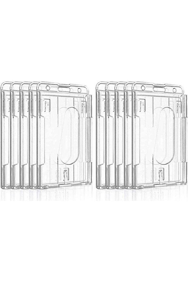 Card Protector, Hard Plastic Protector, Rigid PC Clear Material with Thumb Slots, Rugge