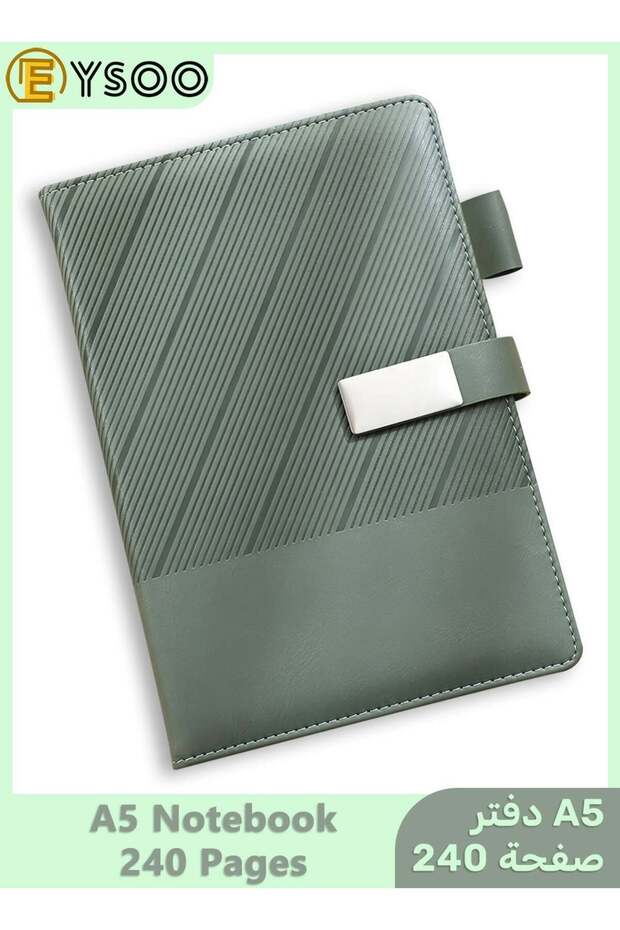 EYSOO A5 Lined Journal Notebook 240 Pages 80 GSM Hardcover Journal Ruled Notebook for Office Home B