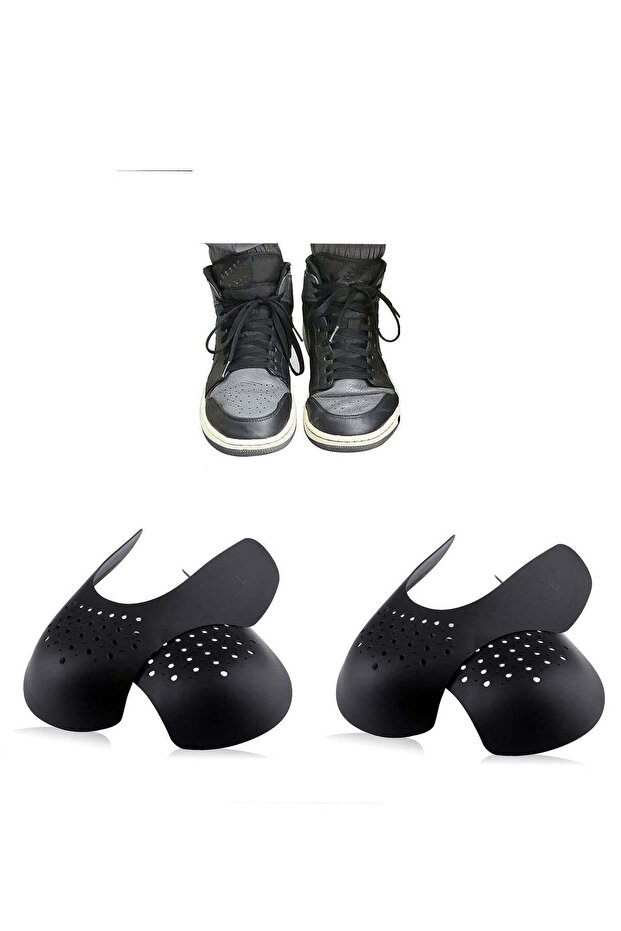 Sneaker Crease Protector, Anti Wrinkle Shields for Running and Casual Shoes, Toe Box Insert Stopper
