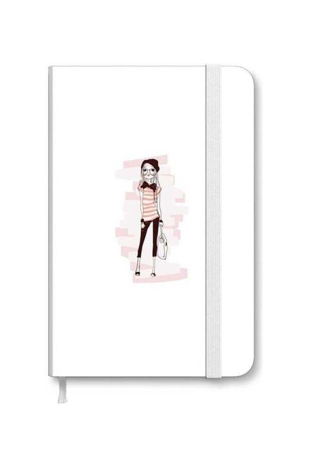 Designer A5 Thick Hardcover Notebook - Style Queen Multicolour
