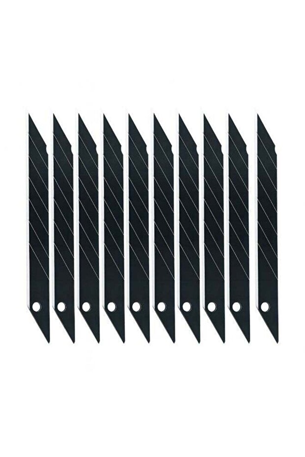 9mm 30° Cutter Blades – Carbon Steel,10-Piece Set