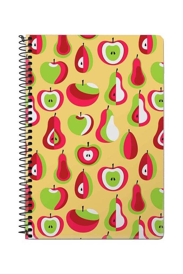 Modern Apple A5 Spiral Notebook Multicolour