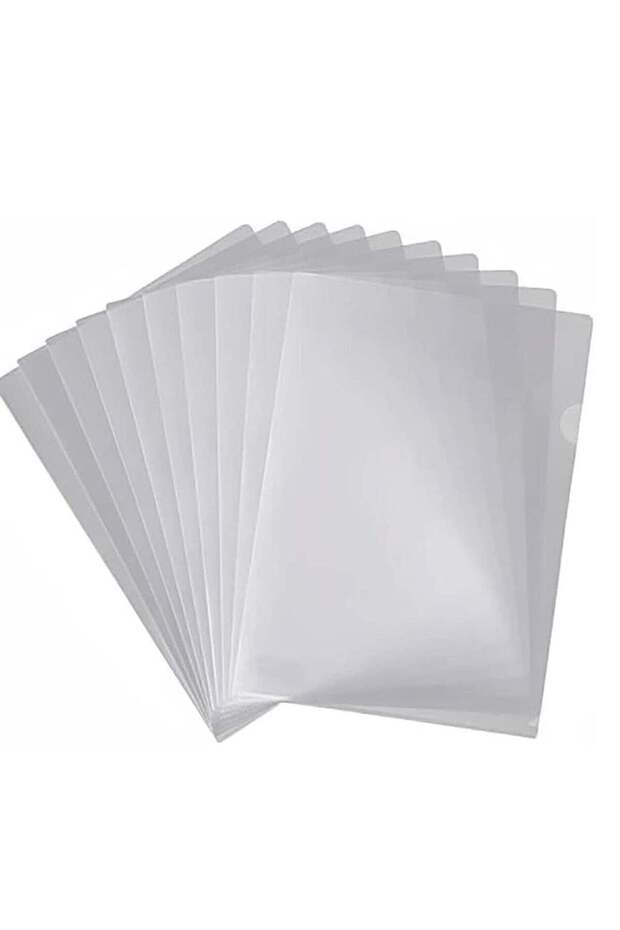 Waterproof A4 L-Type Transparent Pockets Folder Which are Thicker Clear Perfect Plastic or Document