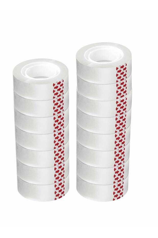 15 Rolls of Clear Transparent Adhesive Tape 098 Inch Core Perfect for Office Home and School Use