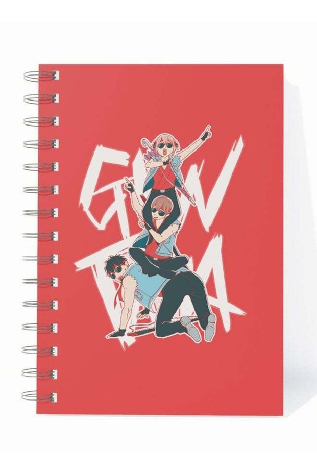 Gintama Notebook Gintama Anime Design Spiral Notebook Kagura Spiral Notebook Shinsuke Gintoki Anime