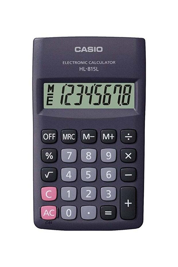 8-Digit Basic Calculator Black
