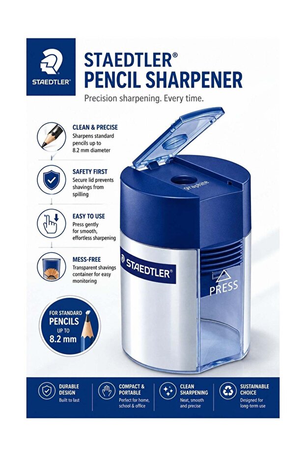 1-Piece Single Hole Tub Sharpener