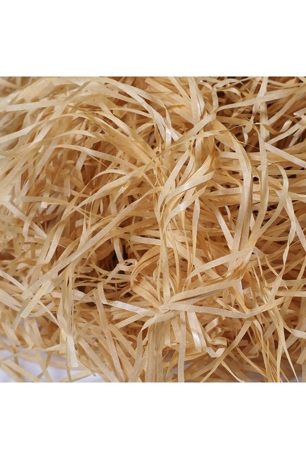 REDDOTGIFT® 5-Pack Eco-friendly Raffia Shreds for Gift Box Filling (Kraft)
