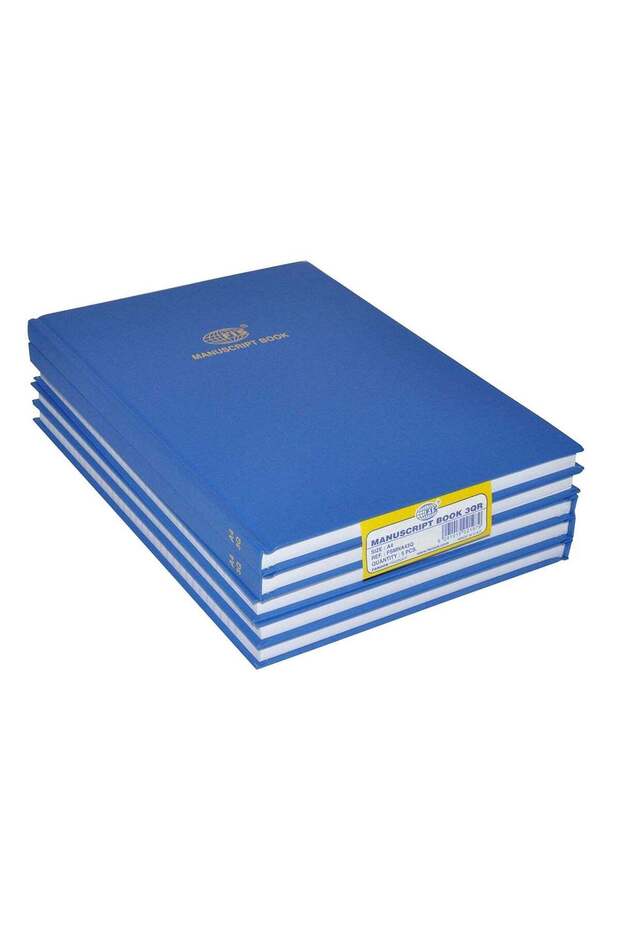 FIS 5-Piece Manuscript Notebooks Set, 8mm Single Ruled, A4 (210 x 297 mm) Size, (5x144 Sheets) 3 Qu
